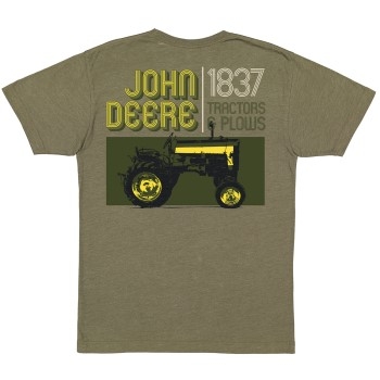 John Deere Men's Tractor & Plows T-Shirt