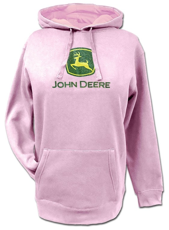 Damaged John Deere Childrens Logo Hoodie